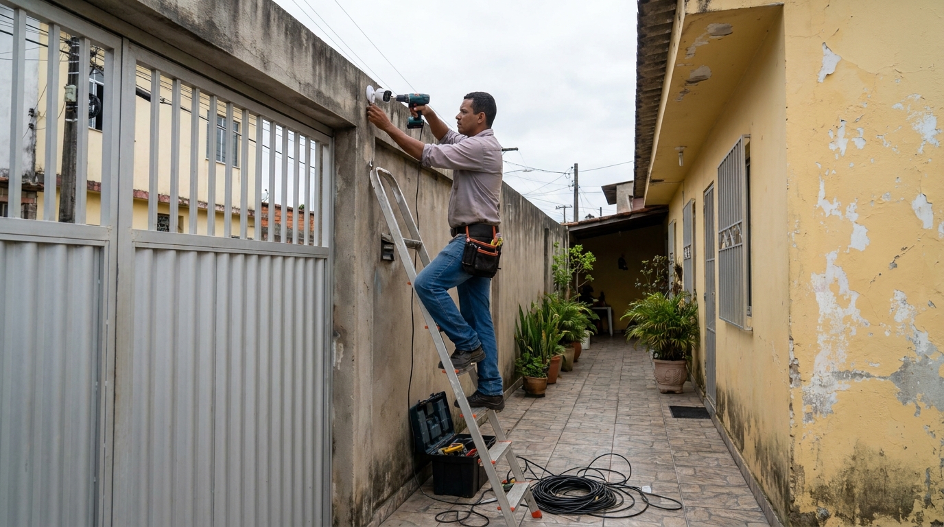 Instalacao de cameras de seguranca profissional em Salvador‑BA