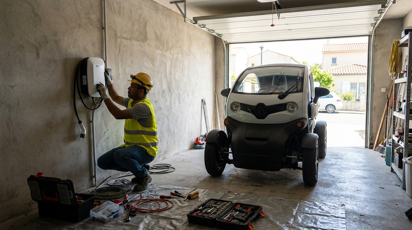 Instalacao de carregador de carro eletrico profissional em Salvador‑BA