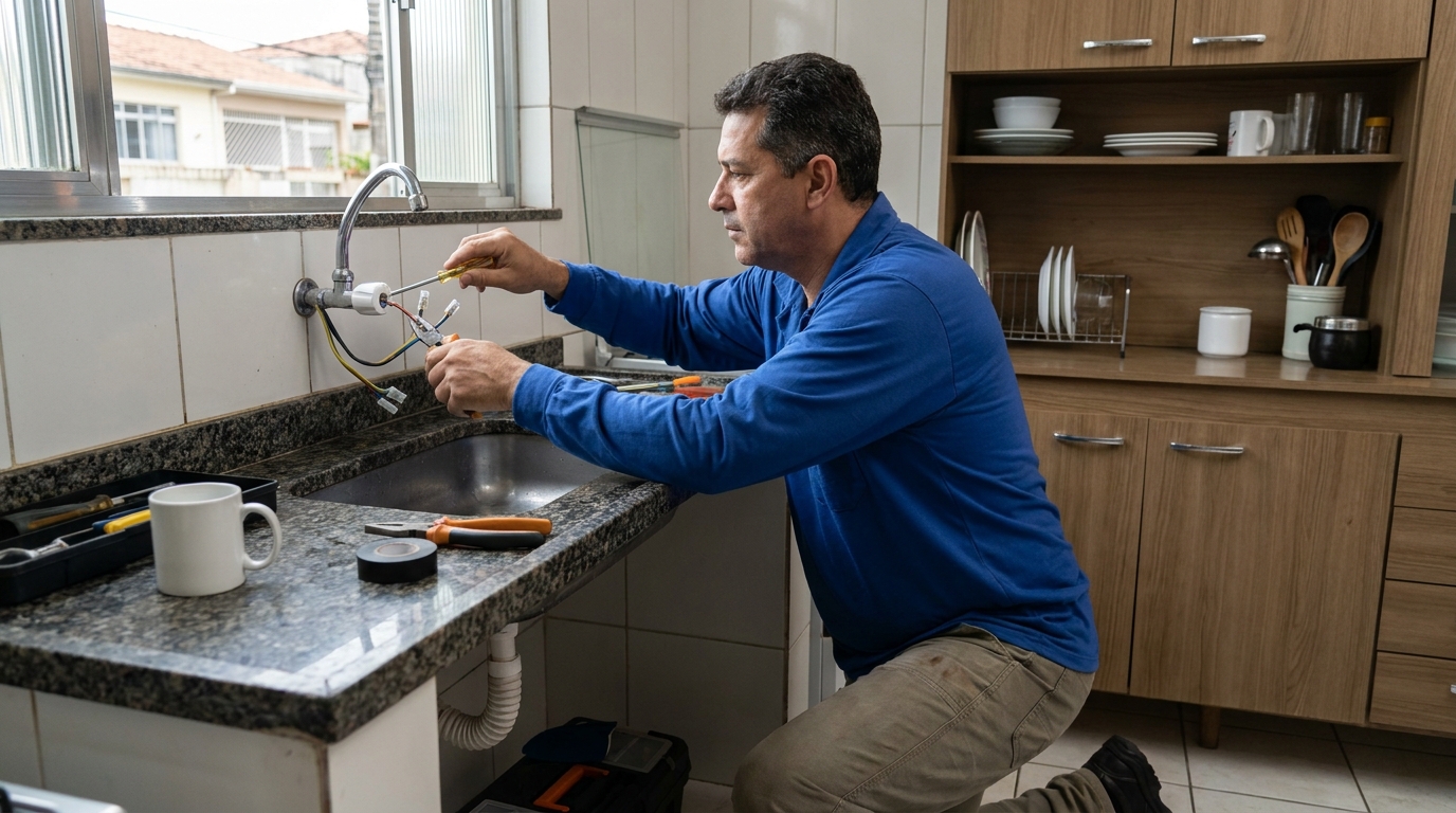 Troca de torneira eletrica em Salvador‑BA